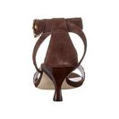 Incaltaminte Femei Johnston Murphy Katy Ankle Strap Brown Kid SuedeBrown Natural Snake Print