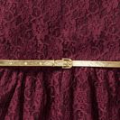 Rochie din dantelă cu cureluşă 