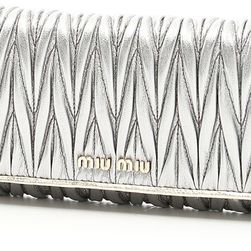 Miu Miu Quilted Wallet CROMO+PIRI