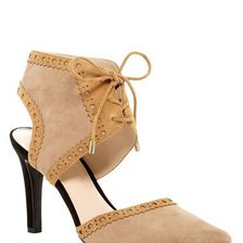 Incaltaminte Femei Franco Sarto Amoretta Lace Suede Pump SAND-CML-BLK