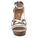 Incaltaminte Femei Seychelles Planetary Wedge Sandal Silver Metallic