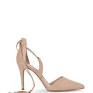 Incaltaminte Femei French Connection Almost Nude Elise Pointed Toe Lace-Up Pumps Almost Nude