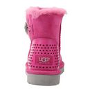 Incaltaminte Femei UGG Mini Bailey Button Geo Perf Furious Fuchsia Twinface
