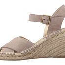 Incaltaminte Femei Soludos Crisscross Wedge Feather Gray Suede