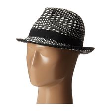 Vince Camuto Textured Fedora White