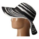 Accesorii Femei Michael Stars Swirl Striped Floppy Hat Black
