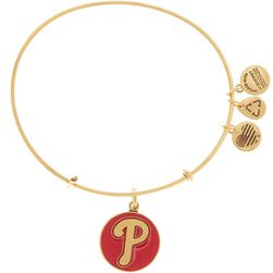 Alex and Ani Philadelphia Phillies Expandable Charm Bangle RUSSIAN GOLD