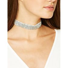 Bijuterii Femei Forever21 Glitter Choker Silver