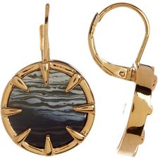 Vince Camuto Claw Set Horn Earrings GOLD