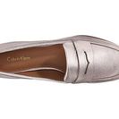 Incaltaminte Femei Calvin Klein Celia Soft Platinum Metallic Grain Leather