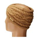 Accesorii Femei Michael Kors Cable Knit Jersey Twisted Headband Dark Camel