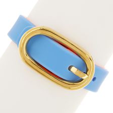 Marc by Marc Jacobs Buckle Up Silicone Bracelet CONCH BLUE MULTI