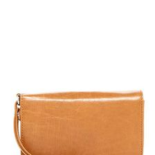 Accesorii Femei Hobo Ally Leather Wristlet Wallet CARAMEL