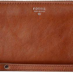 Fossil Sydney Zip Phone Wallet Brown 2