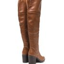 Incaltaminte Femei CheapChic Notch Above Chunky Faux Leather Boots Chestnut