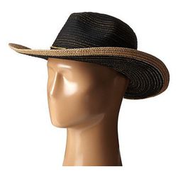Accesorii Femei San Diego Hat Company MXM1018 Panama Fedora Hat with Gold Bead Trim Black