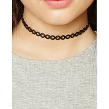 Bijuterii Femei Forever21 Hoop Choker Black