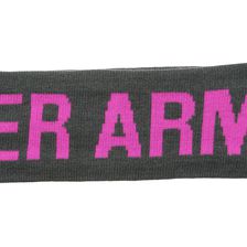Under Armour UA Graphic Knit Headband Carbon Heather/Rebel Pink