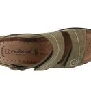 Incaltaminte Femei Flexus by Spring Step Belamar Wedge Sandal Olive