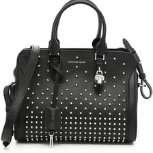 Alexander McQueen Small Padlock Zip Bag BLACK