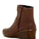 Incaltaminte Femei Keen Kate Leather Wedge Bootie COCOA BROWN