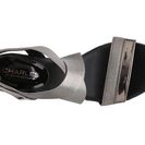 Incaltaminte Femei Charles by Charles David Feature Wedge Sandal Pewter Metallic