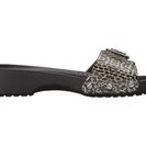 Incaltaminte Femei Crocs Sarah Leopard Sandal Black