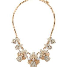 Bijuterii Femei Forever21 Faux Gem Statement Necklace Goldmulti