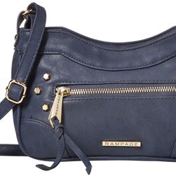Rampage Crossbody with Zipper Detail Navy