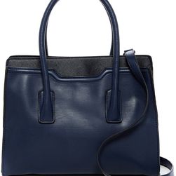 French Connection Iris Faux Leather Tote NOCTURNAL