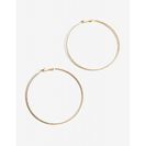 Bijuterii Femei CheapChic Sandblast 70mm Wire Hoop Earring Met Gold