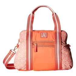 Tommy Hilfiger Tommy Hilfiger Sport - Dome Story - Geo Floral Print Nylon/Solid Nylon Convertible Dome Coral