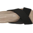 Incaltaminte Femei Rockport Land Boulevard Cross Slide Flatform Sandal Black Stretch