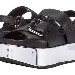 Incaltaminte Femei McQ Catch Wedge Sandal Black