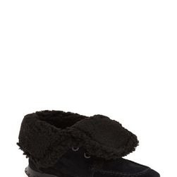 Incaltaminte Femei Cole Haan ZeroGrand Convertible Faux Shearling Cuff Chukka Sneaker - Waterproof BLACK-SUEDE