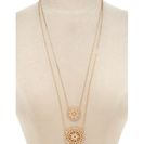 Bijuterii Femei Forever21 Layered Pendant Necklace Gold