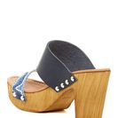 Incaltaminte Femei Charles David Cognac Platform Heel Sandal MULTI BLUE