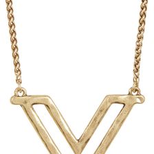 Lucky Brand Arizona V Necklace GOLD
