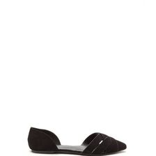 Incaltaminte Femei CheapChic Better Be-weave It D\'orsay Flats Black