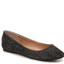 Incaltaminte Femei Mix No 6 Danzey Shimmer Ballet Flat Black