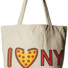 Circus by Sam Edelman Graphic Tote Natural I Heart Navy
