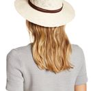 Accesorii Femei Collection Xiix Faux Suede Banded Solid Panama Hat IVORY