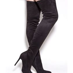 Incaltaminte Femei CheapChic Long Story Chic Thigh-high Boots Black