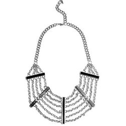 Bijuterii Femei GUESS Silver-Tone Multi-Chain Statement Necklace silver