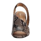 Incaltaminte Femei Calvin Klein Linnette Natural Snake Print Leather
