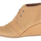 Incaltaminte Femei TOMS Desert Wedge Brown Sugar Suede Corduroy