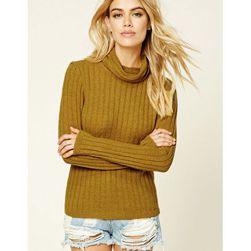 Bijuterii Femei Forever21 Cowl Neck Sweater Top Mustard