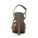 Incaltaminte Femei Audrey Brooke Dorian Glitter Sandal GoldSilver