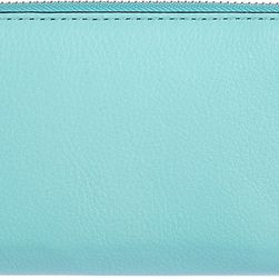 Marc by Marc Jacobs Leather Coin Case Holder Sea Aqua Vintage Blue