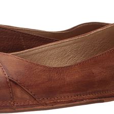 Frye Ember Cross Ballet Cognac Sunwash Nubuck